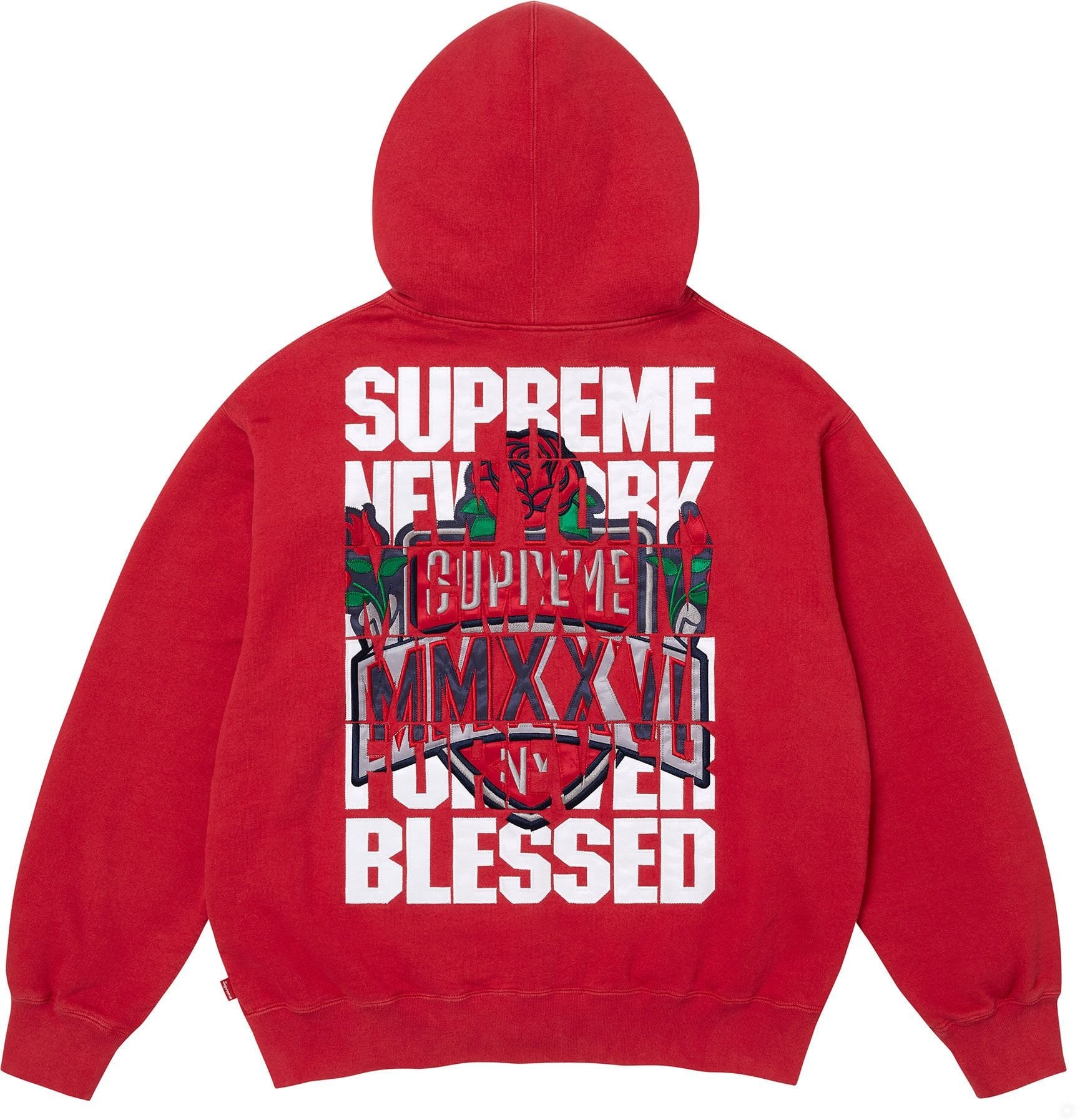Blessed Appliqué Zip Up Hooded Sweatshirt view 3